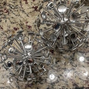 Home Decor, Silver Acrylic Bursts